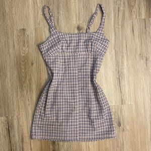 Plaid Mini Dress